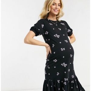 Asos floral midi maternity dress 8